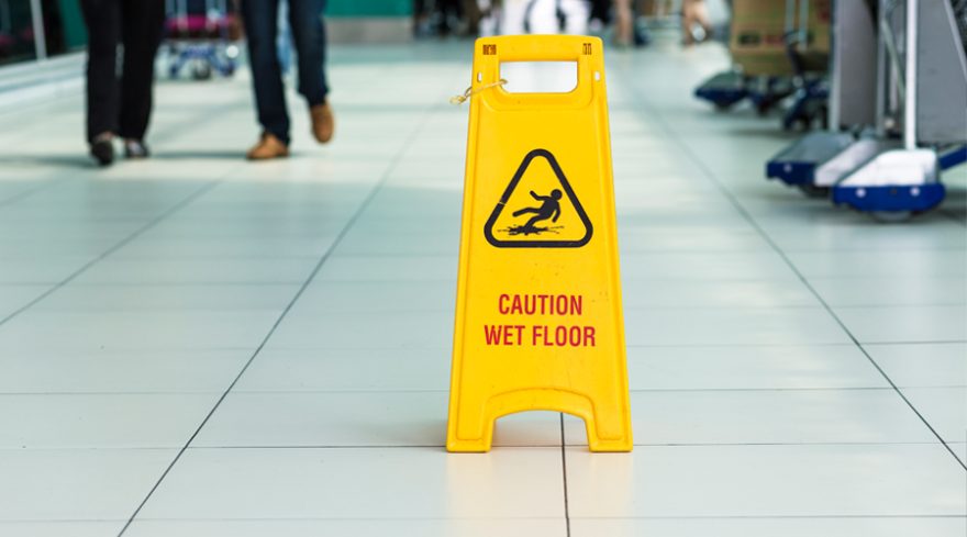 7 steps to spill response to prevent slip and fall injuries