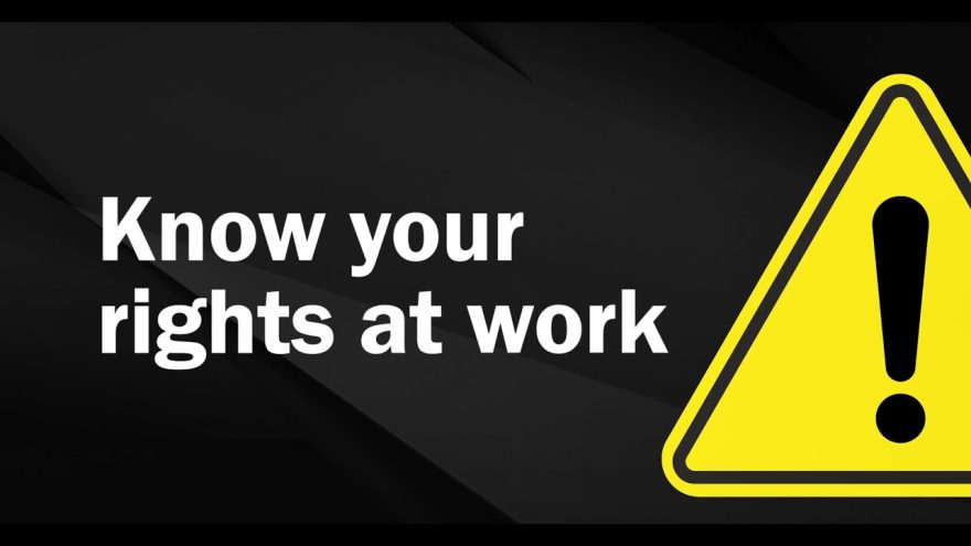 Know your health and safety rights at work